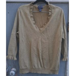 Chaps Classics Gold Shimmer Top